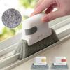 2 In 1 Groove Cleaning Tool Window Cleaning Brush Sliding Door Track Cleaning Tools Hand-held Crevice Cleaner
