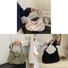 Streetwear Large Capacity Messenger Bag With Inner Pouch For Commuters And Students