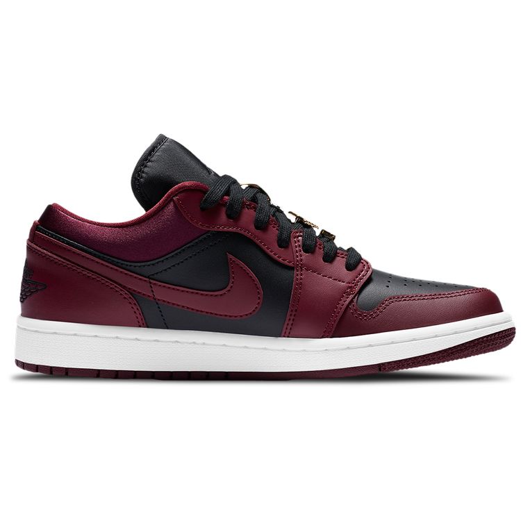 Air Jordan 1 Low SE Dark Beetroot Женские кроссовки красные черные белые DB6491-600