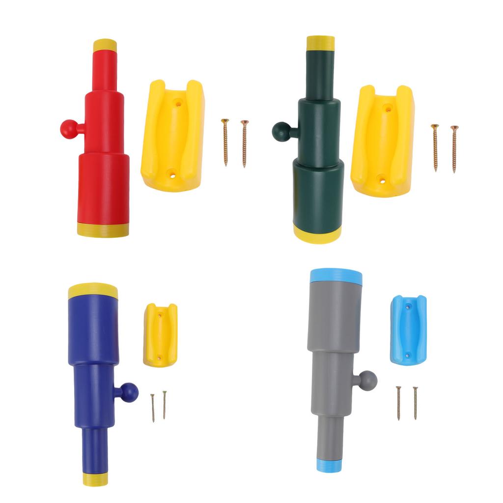 Telescope Toy Funny Reusable Plastic Safe Educational Monocular Toy with Base for Present Outdoor