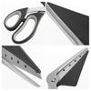Pizza Scissors with Removable Spatula Stainless Steel Blades Pizza Cutter Shears Multifunctional Kitchen Scissors for Pizza Sandwiches Herbs