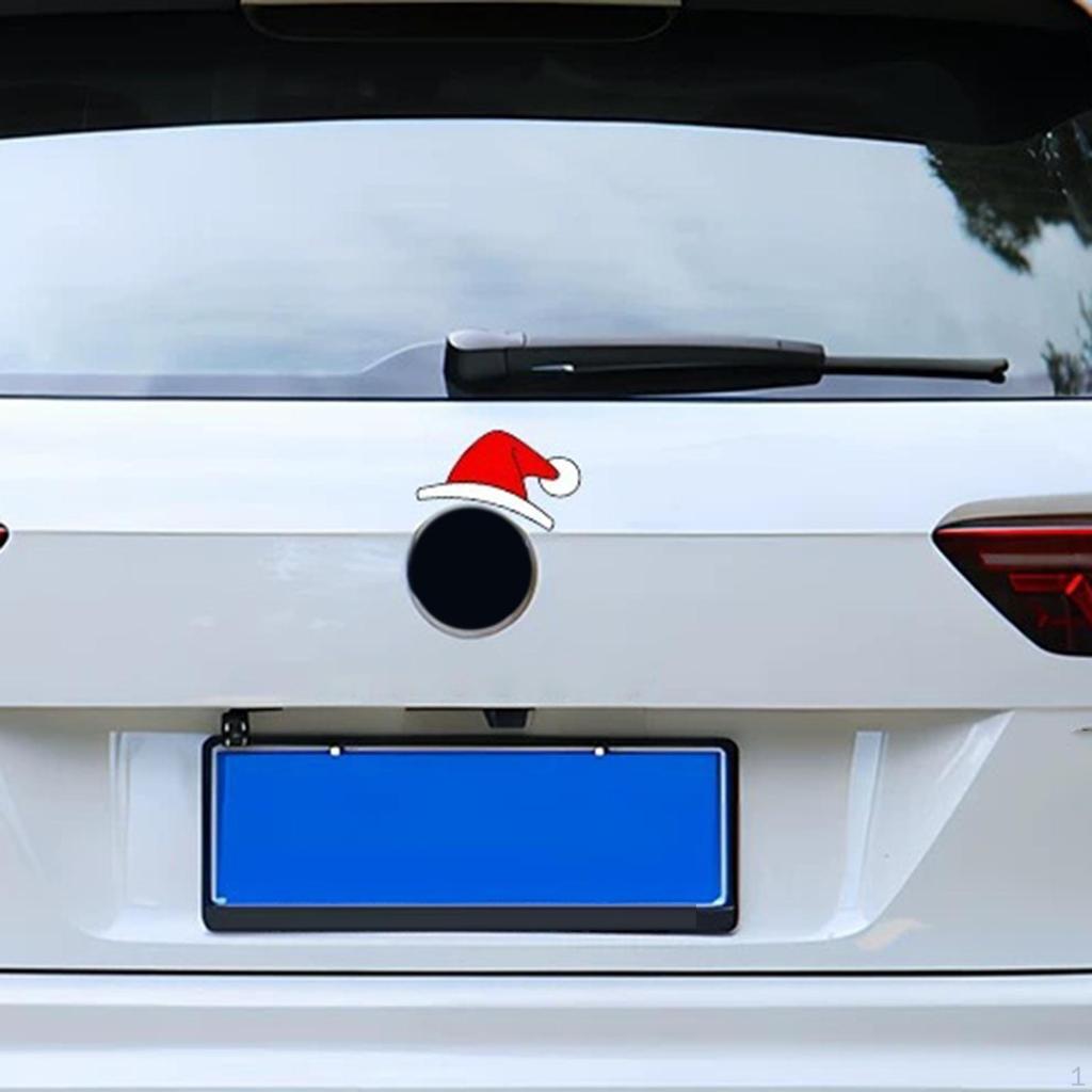 Santa Hat Christmas Sticker Festive Paper Decor,Decoration Holiday Scrapbook Decal Car for