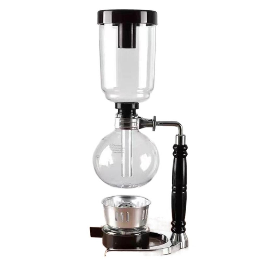 Heat-Resistant Filtered Siphon Coffee Maker 3/5 Cups Coffee Pot Vacuum Coffee Brewer Friends