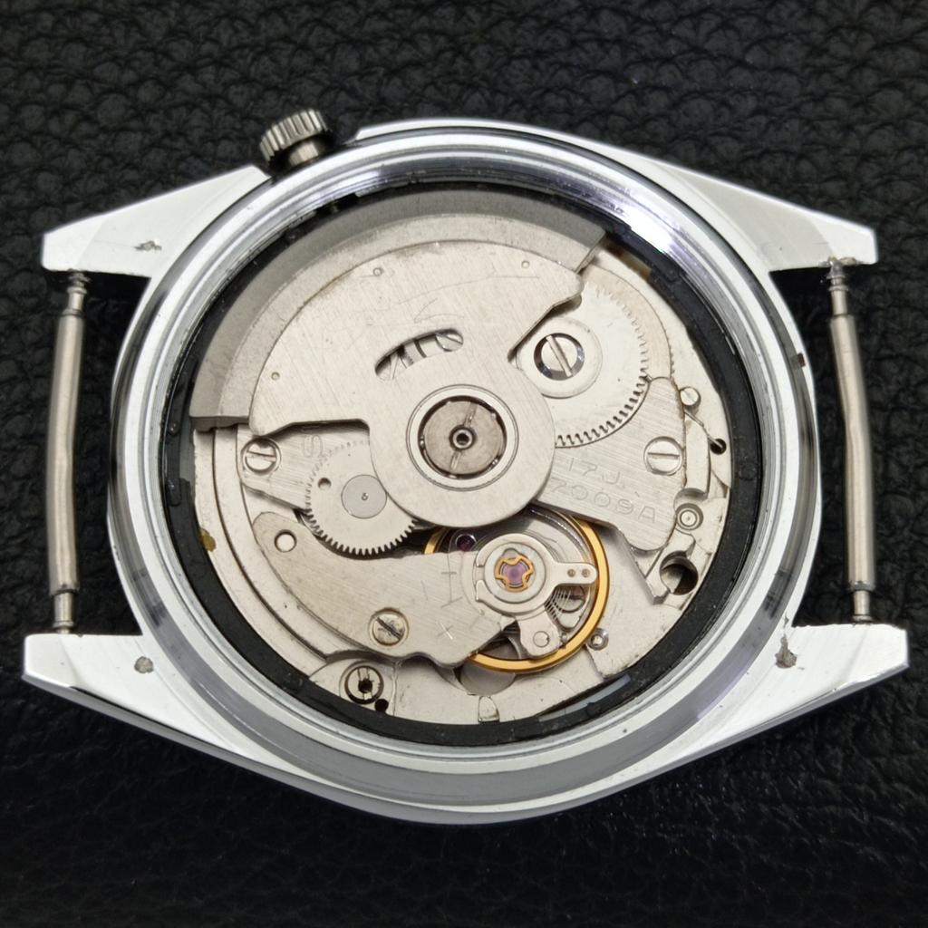 ВОССТАНОВЛЕННЫЕ ВИНТАЖНЫЕ АВТОМАТИЧЕСКИЕ МУЖСКИЕ ЧАСЫ SEIKO JAPAN С ЗЕЛЕНЫМ ЦИФЕРБЛАТОМ a433576-2