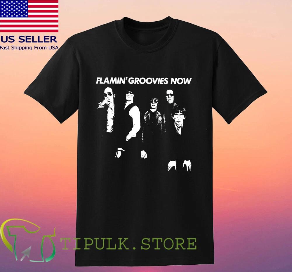 The Flamin' Groovies NOW Мужская Черная Размер S-5XL