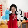 Horse Doll Year of The Horse Symbol PP Cotton Filling Traditional Craftsmanship Zodiac Doll Desk Ornament
