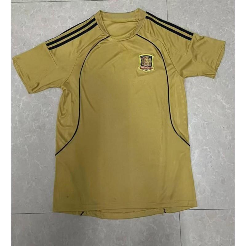 Vintage Retro National Team Soccer Jerseys Spain Mexico Germany Brazil Football Shirts