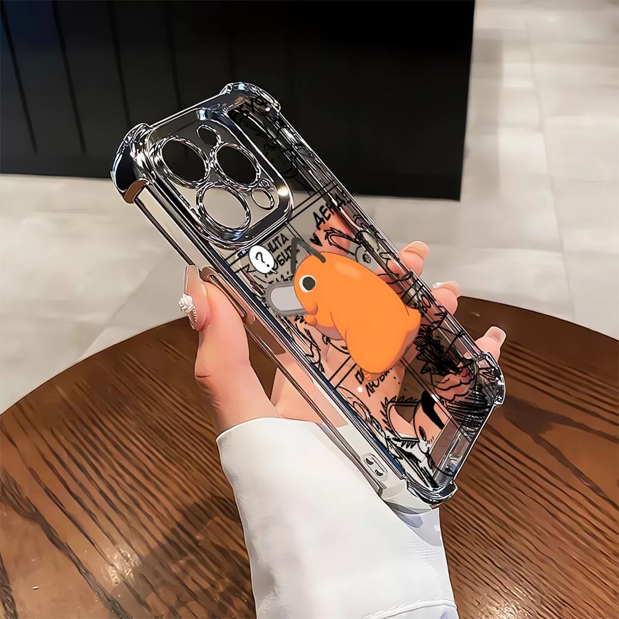 Чехол для Apple iPhone 13 12 11 Pro Max 16 15 14 Plus 16e 17 Air Мягкий чехол Милый мультяшный аниме