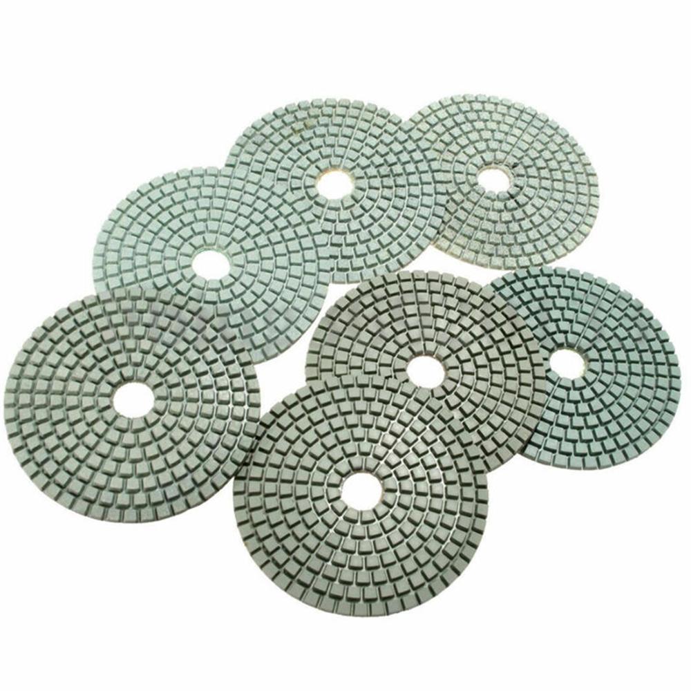 8pcs 3“Diamond Electric Grinder Polishing Pads For Granite Stone Tile Grindings.