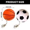 Уникальные плюшевые брелки с футбольным/баскетбольным мячом, простые подвески, автомобильные брелки, украшения для рюкзака, ювелирные изделия для женщин и мужчин