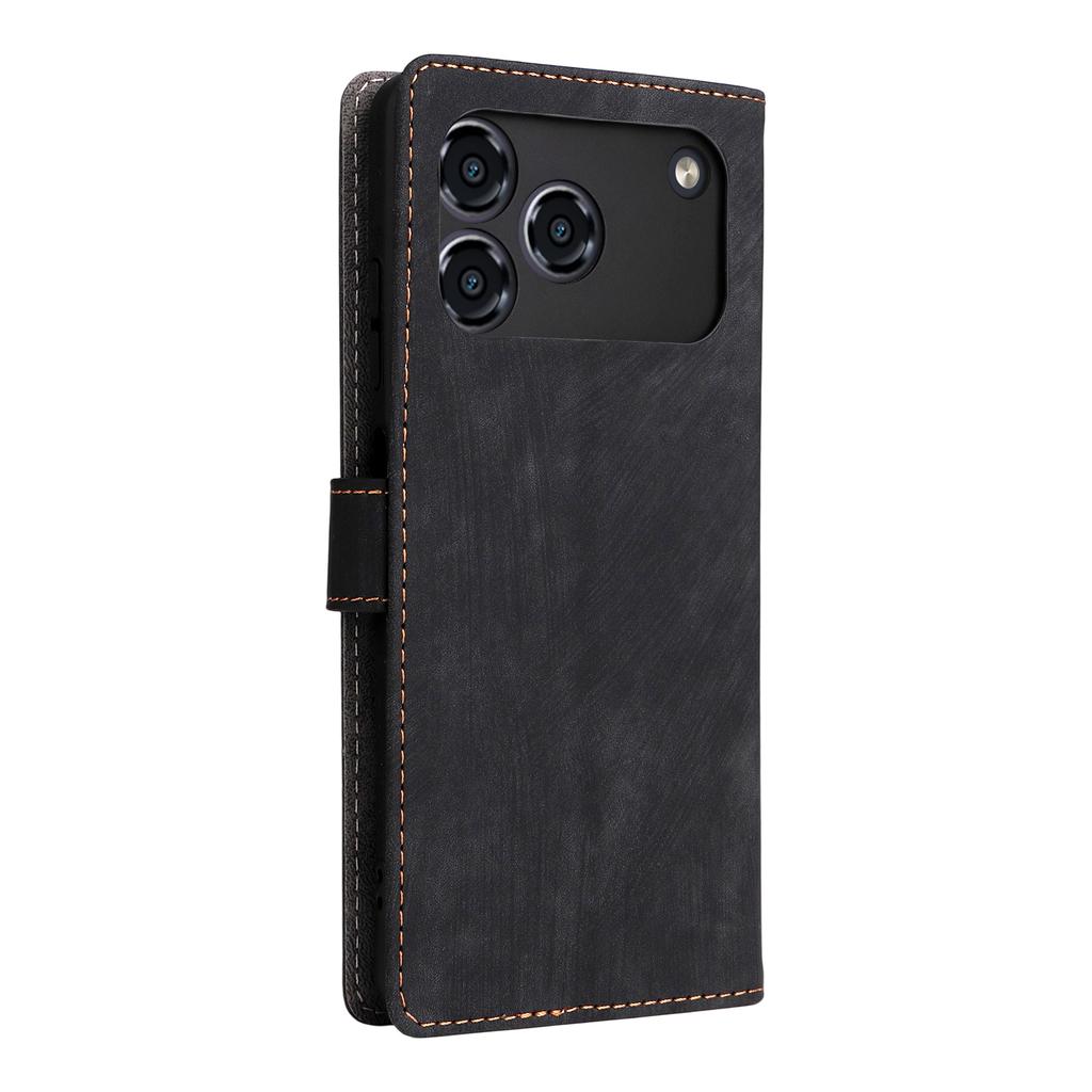 Для ZTE Blade A76 5G Чехол-кошелек с RFID-блокировкой из ПУ кожи Чехол для телефона Подставка с ремешком