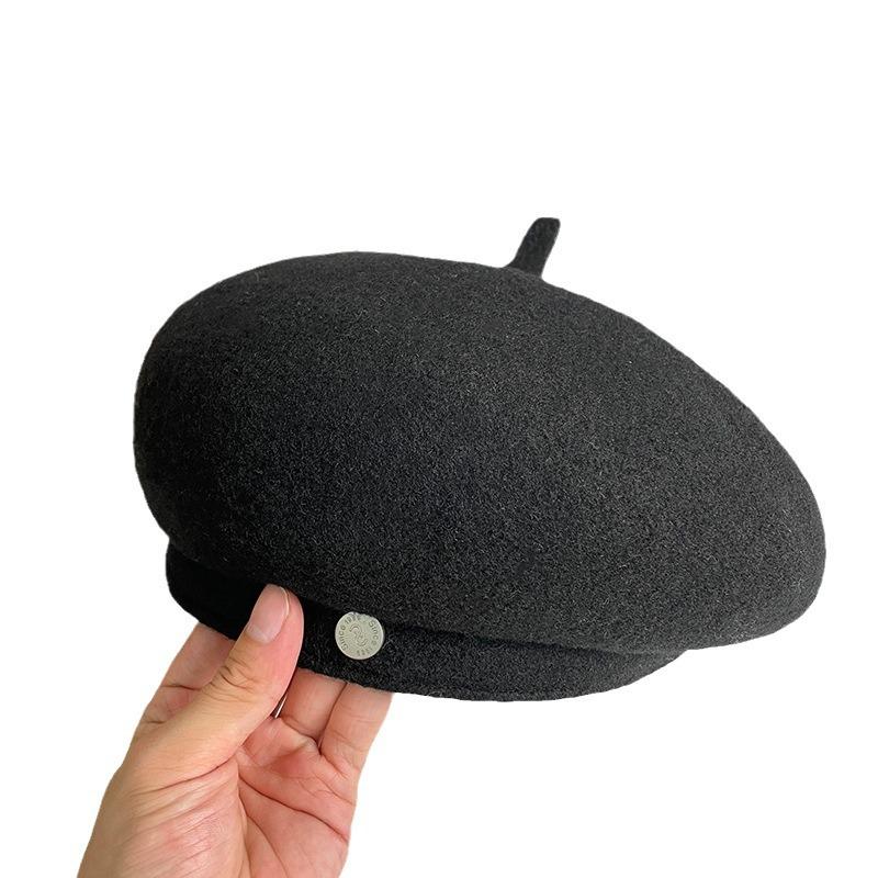 Шерстяной берет женский британский ретро универсальный восьмиклинный тыквенный берет в японском стиле литературный и художественный берет маленького художника