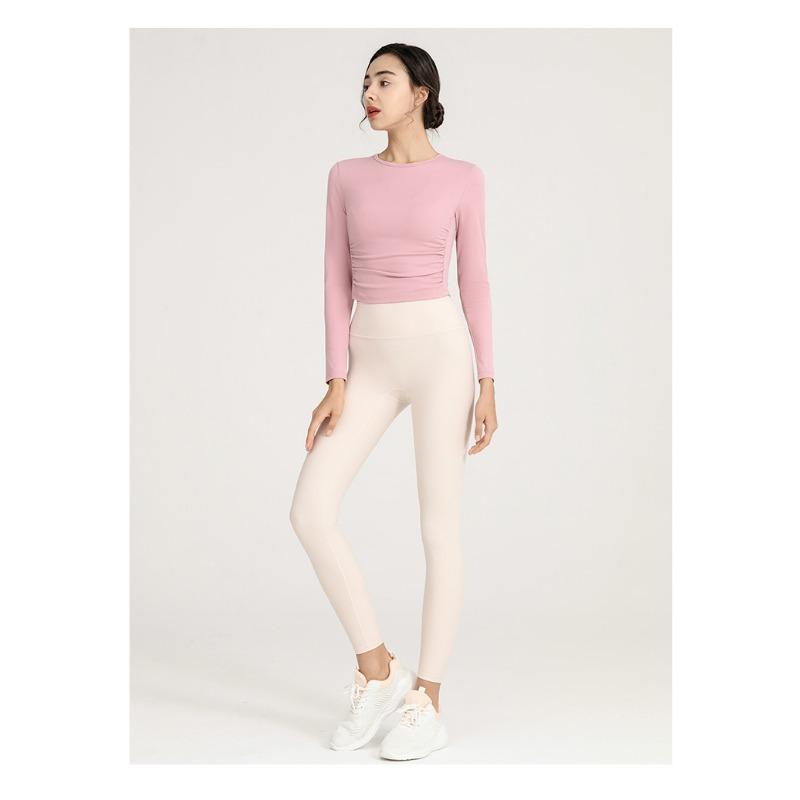 Женская спортивная одежда для йоги с длинным рукавом на весну и осень