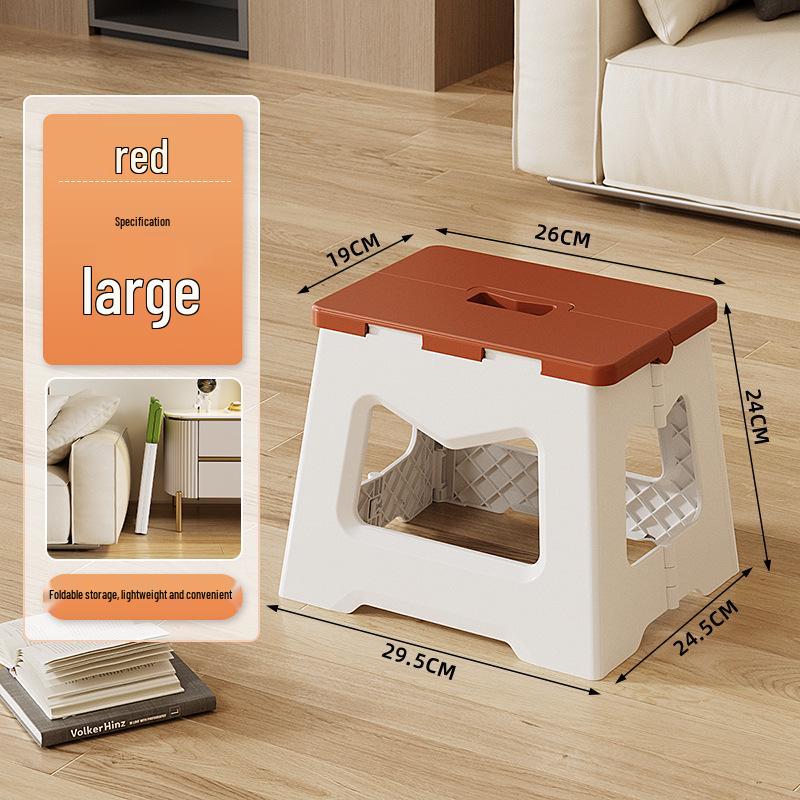 Компактный детский складной табурет для обуви и использования на открытом воздухе