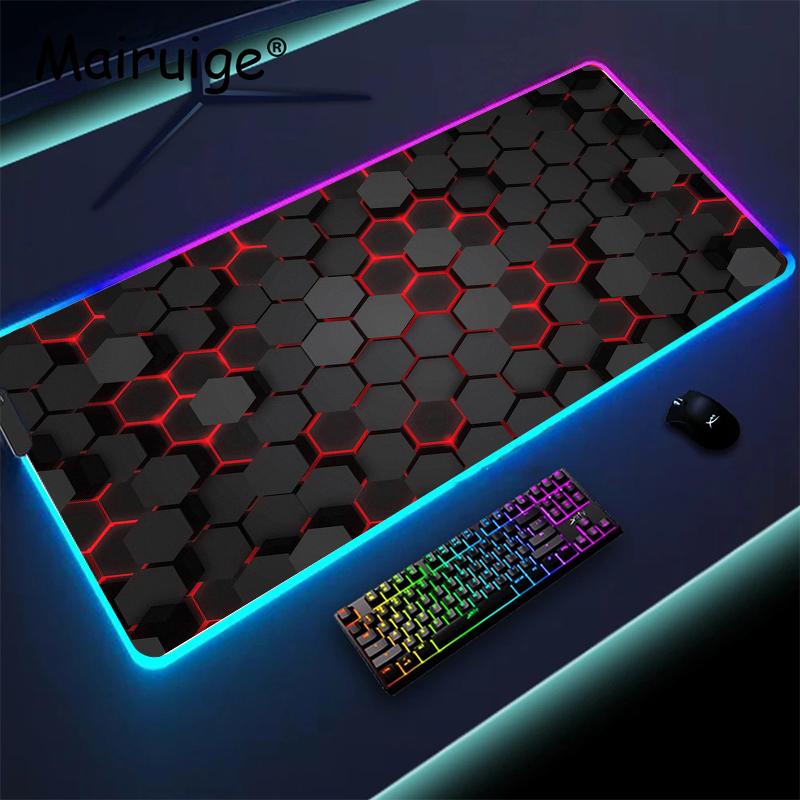 Электрический ток Коврик для мыши RGB Подсветка Republic of Gamers Коврик для мыши Аксессуары для ПК Светодиодные коврики для мыши Игровые коврики Расширенный коврик