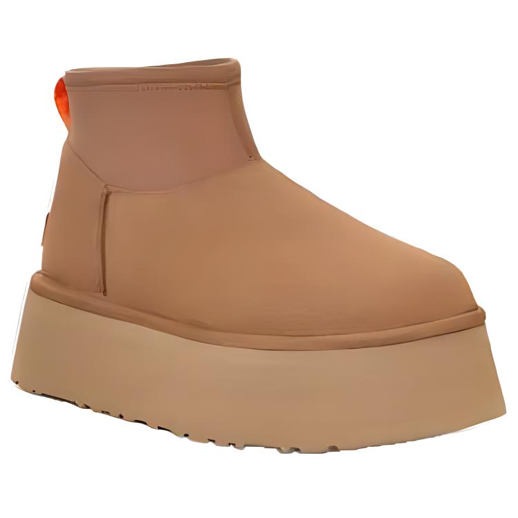 UGG Классические женские кроссовки Mini Dipper Chestnut коричневые 1168170-CHE