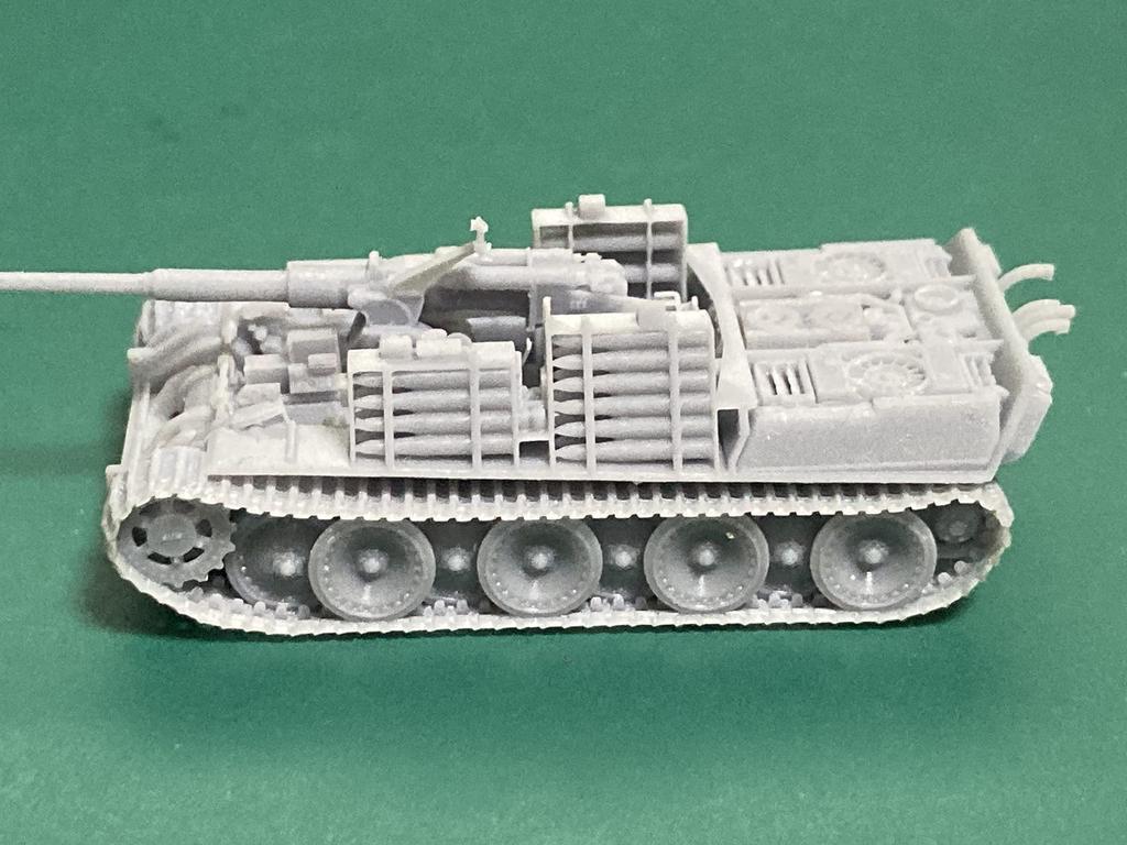 Jagdpanther Full Interior Kit Printed Plastic 1/144 (Interior Only) [3D Model]