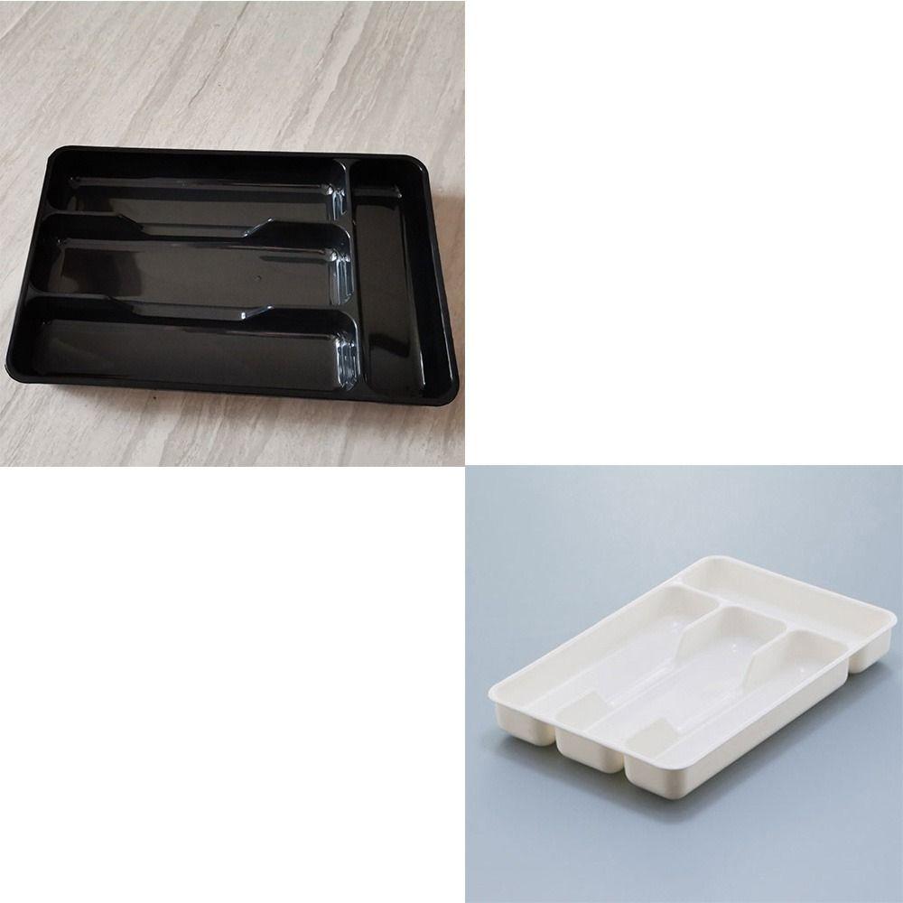 Plastic Home Accessories Utensil Metallic Kitchen Drawer Organiser Cutlery Tray Holder Rack