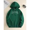 Men's New Fashion Hoodie, Casual Daily Drawstring Hooded Sweatshirt, Monogrammed, Front Kangaroo Pocket, Men's Jacket