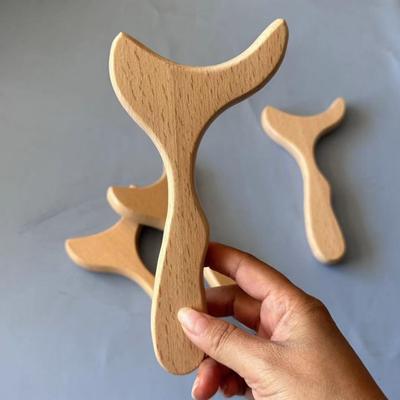 Инструменты для массажа деревянной терапией Деревянная скребковая доска для облегчения мышечной боли, уменьшения целлюлита, скульптурирования лица и тела, доска гуаша