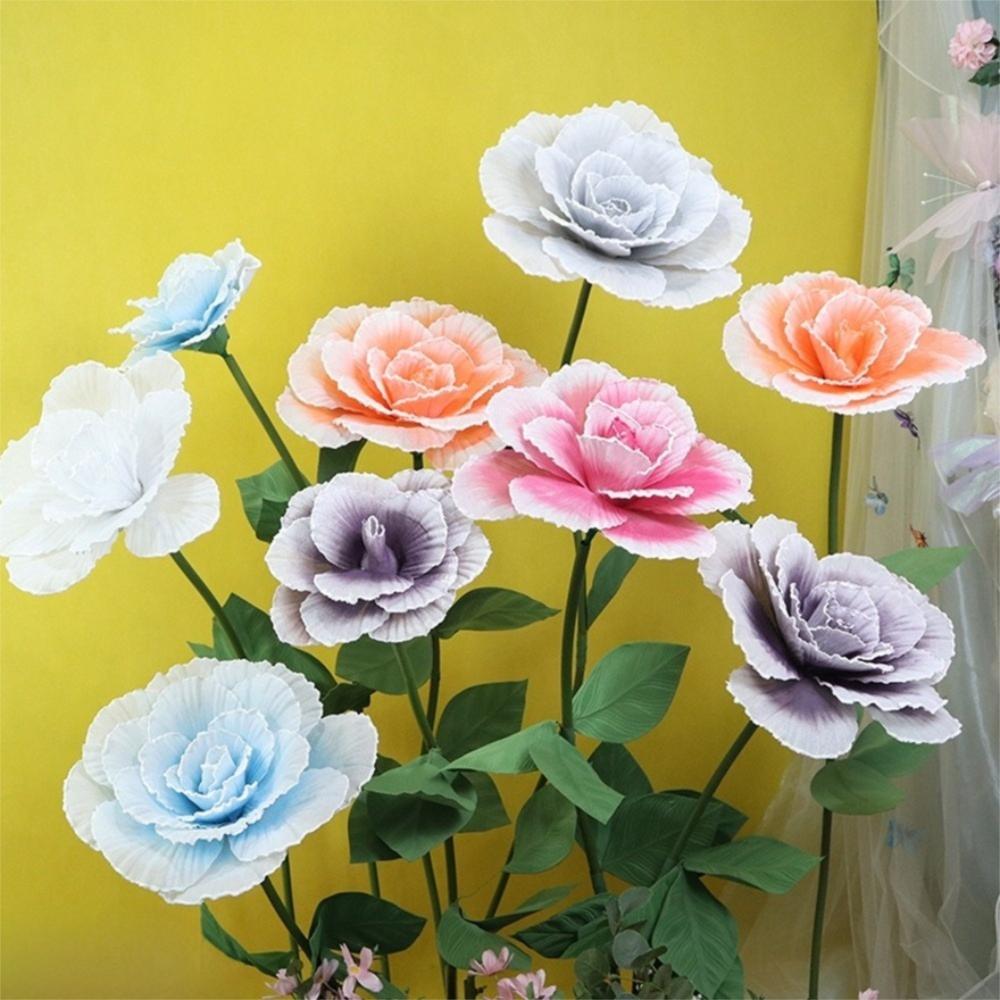 30CM Giant Simulated Rose Flower Linen Simulated Photography Studio Props Photography Props