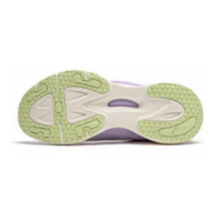 Кроссовки для бега Li Ning Kids Cloud, удобные, универсальные, амортизирующие, дышащие, с низким верхом, детские кроссовки для бега, фиолетовые, белые, YKFU020-2