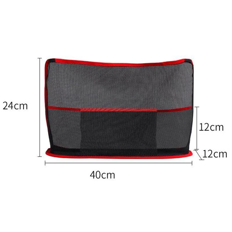 Сетчатый карман для автомобильного сиденья, держатель для сумочки, органайзер для сумки, большая вместимость для хранения, сетка для животных, барьер для собак, сумка между задними сиденьями