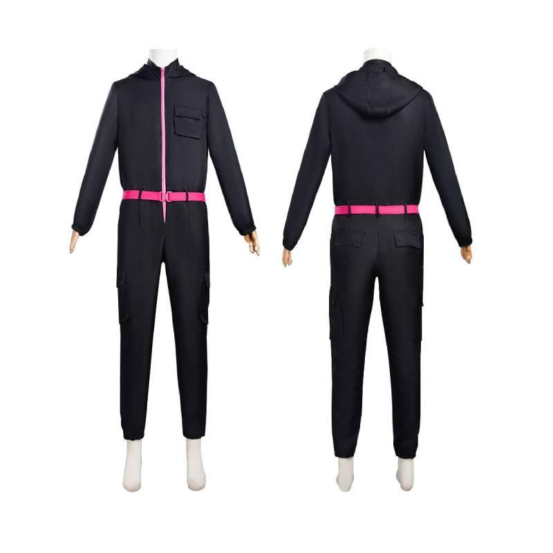 Игра в кальмара Популярный фильм Костюм на Хэллоуин для детей из смесовой ткани с хлопком Косплей-костюм