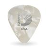 Celluloid White Pearl 25 Picks D'Addario Picks, 1.00mm, Standard, 1CWP6-25,