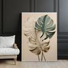 Złota Monstera Złota Monstera, 70X100 Cm, Bez Ramy, Papier Matowy 230 Gsm