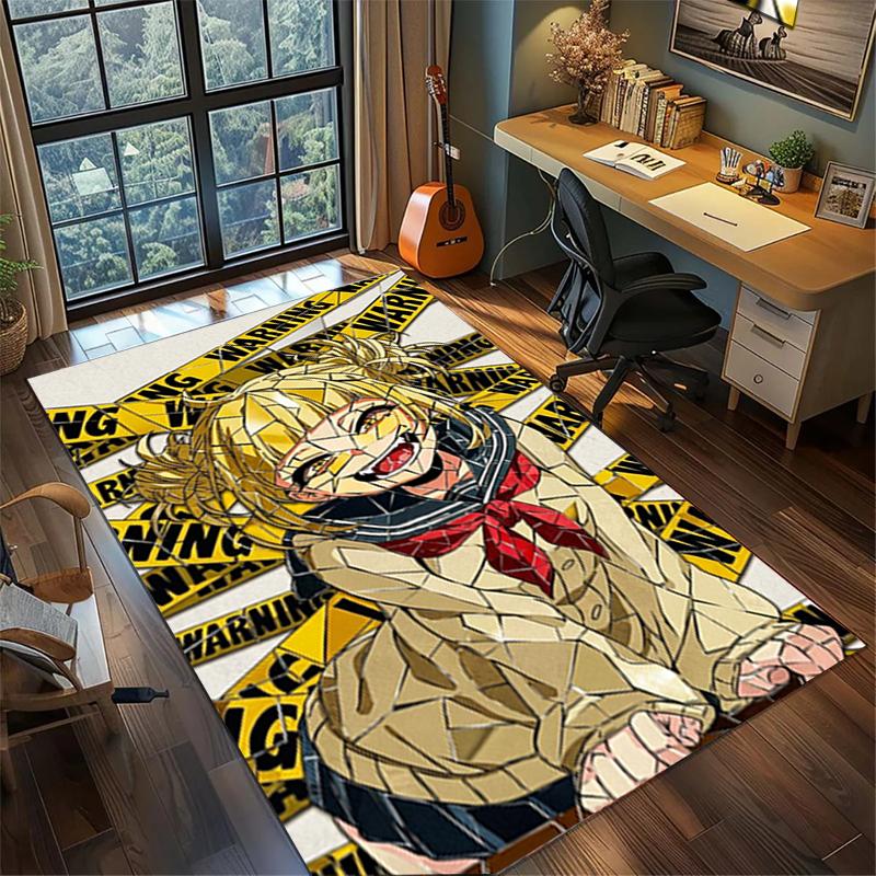 Large My Hero Academia Area Carpet Non Slip Washable Floor Mat Bedroom Gamer Room Decor