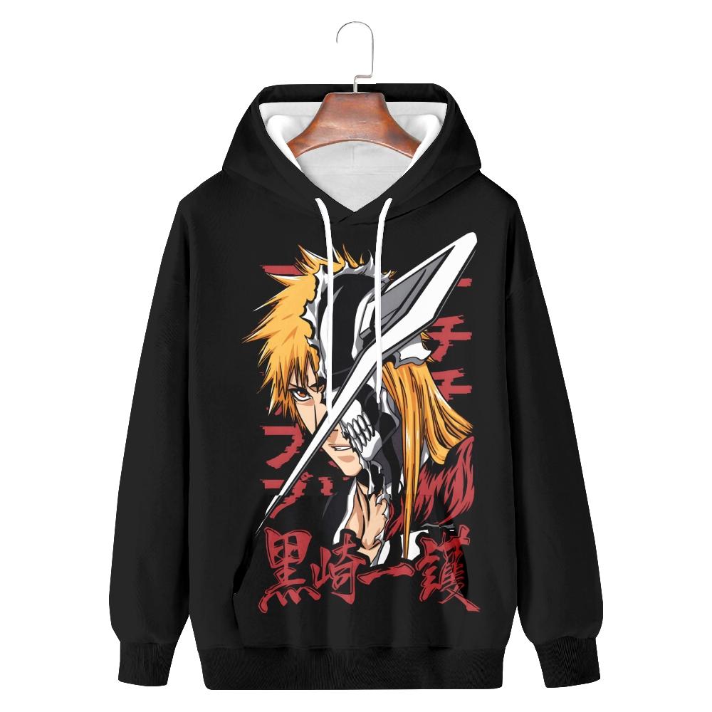 Аниме BLEACH Мужские Женские Толстовки Осенние Повседневные Пуловеры Толстовки С Капюшоном Мода Хип-Хоп Толстовка Одежда