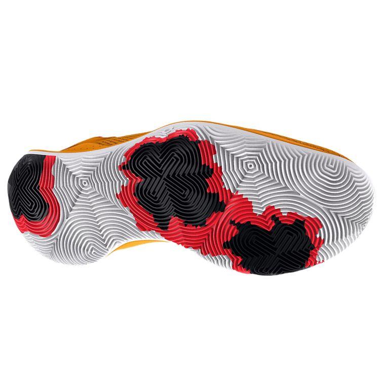 Under Armour Spawn 4 Round Toe Lace-Up Shock Absorbing Non-Slip Wear-Resistant Low-Top Basketball Shoes Men Sneaker Yellow Orange 3024971-800