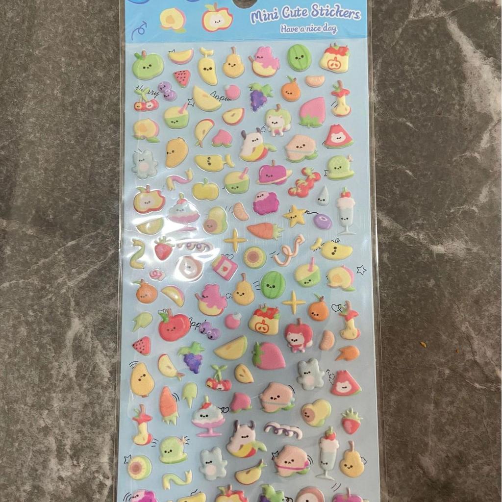 Милые мультяшные животные, пенопластовые наклейки для чехлов для телефонов и стаканов для воды