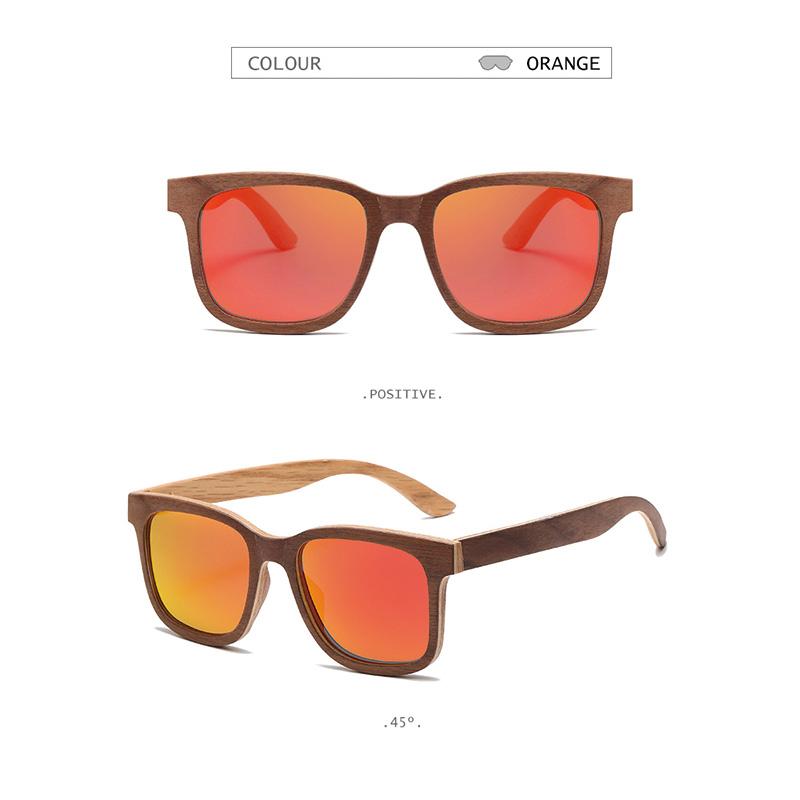 XUEDIAO Men Fashion Driving Anti Glare Wood Polarized Sun Glasses Custom Logo UV400 Skateboard Wooden Sunglasses Women