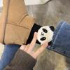 Niche Socks, Black And White Color-Blocking Cow Three-Dimensional Panda Socks, Trendy Sports, Wear Pure Cotton Socks