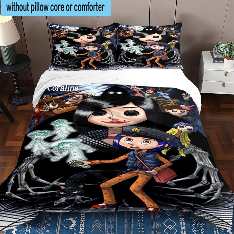 3PCS Fantasy In horror mother 3pcs Bedding,Including 3PCS Duvet Cover And 2pcs Pillowcases Perfect for Christmas,Ideal for Bedroom, Dormitory