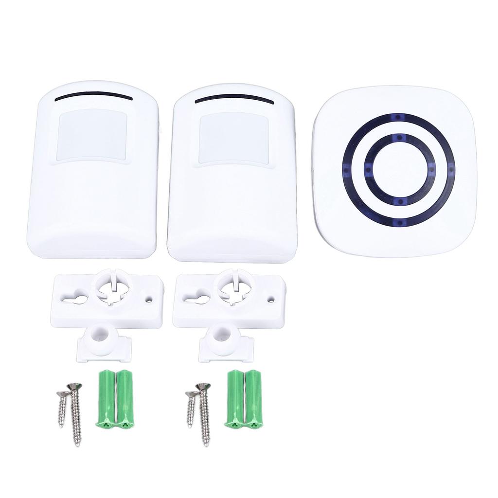Motion Sensor Door Bell Trigger Alarm Wireless Driveway Alert Entry Welcome Doorbell for Shops