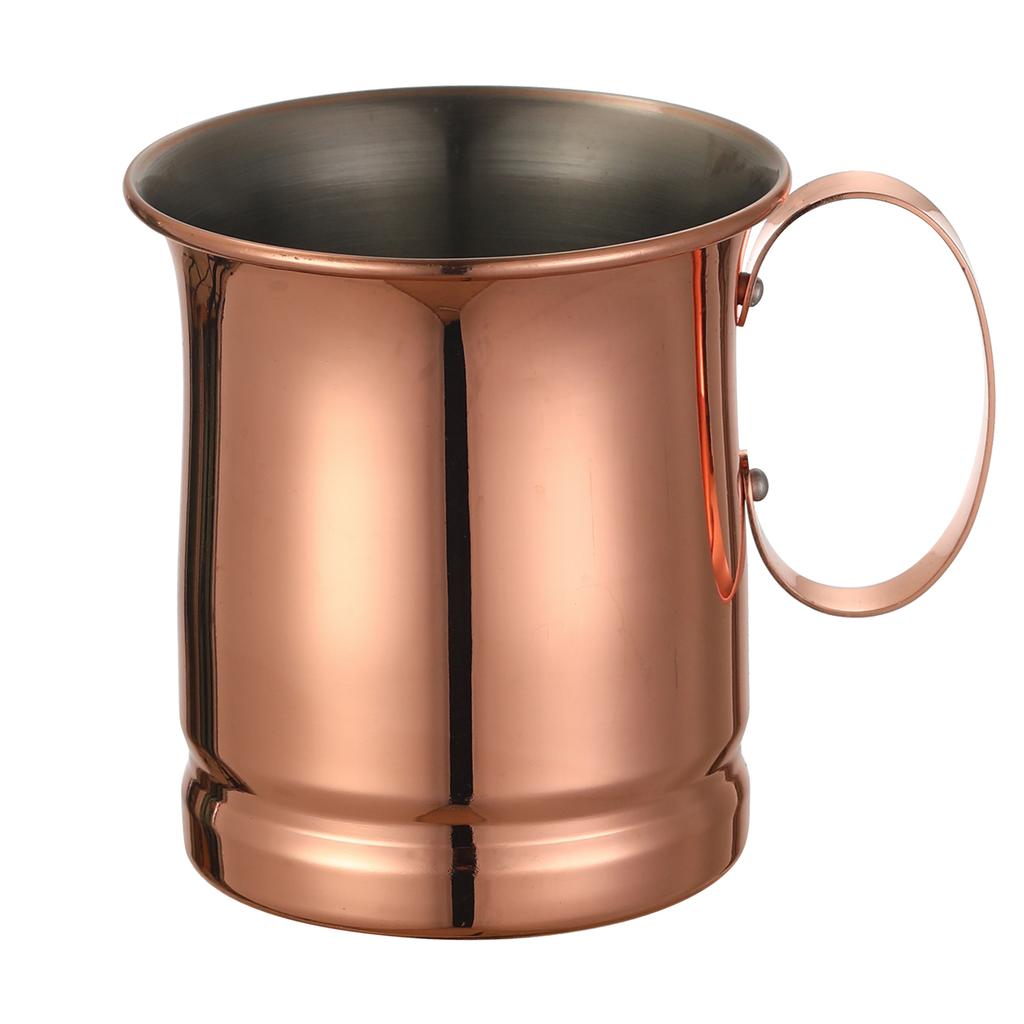 Чеканный Нержавеющая сталь с медным покрытием Кружка для Moscow Mule Кружка-барабан для пива Кофейная кружка Стакан для воды Посуда для напитков