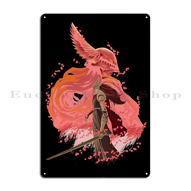 Malenia the Severed maidenless tarnished Metal Plaque Cave Classic Printing Designing Rusty Tin Sign Poster