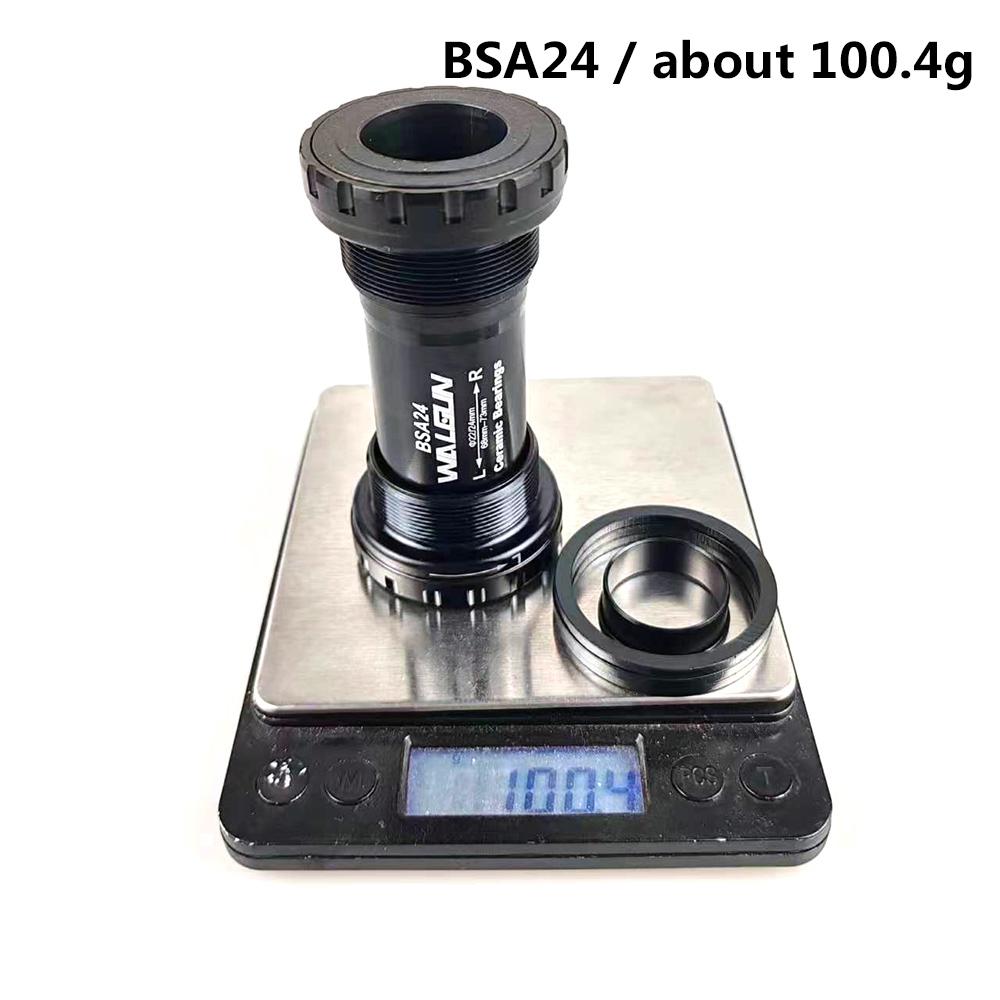 Walgun Bicycle Bottom Bracket BSA Thread Kit Road MTB Bike Frame 68/73 for Axis 24/22 and 29/30mm for Shiman SRM GXP Crankset