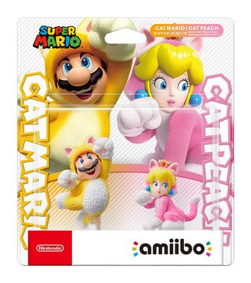 Набор amiibo [Кот Марио/Кот Персик] (Серия Супер Марио)