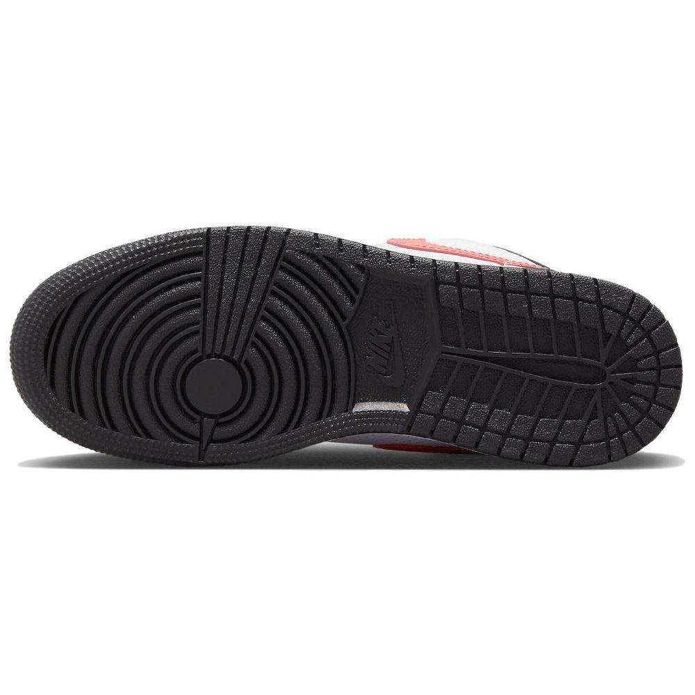 Детские кроссовки Air Jordan 1 Low SE GS Mismatched Infrared White Infrared-23 Black FB4420-616