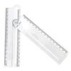 Folding Geometric Drawing Ruler Multifunctional Math Line Circular Drawing Geometry Template Angle Measure Drafting Ruler