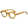 New retro square small frame sunglasses men's trendy polygonal frame fashion glasses UV protection European and American sunglasses women