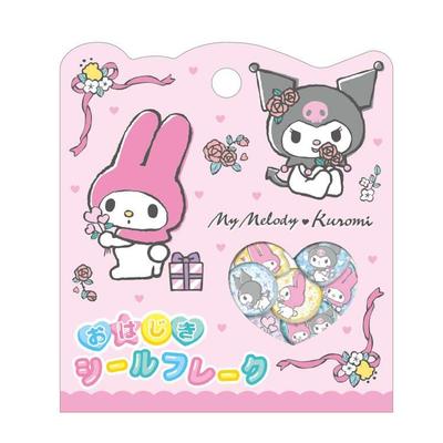 Crux My Melody Kuromi Мраморная наклейка 267164 и Хлопья, Наклейки, Украшение, Маркер,