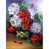 DIY Flowers 5D Diamond Painting Full Round Drill Rose Cross Stitch Kit Embroidery Mosaic Art Resin Home Decor Gift Wall Art