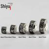 Tibetan Silver Alloy Buddhist Spacer Beads for DIY Jewelry Accessories