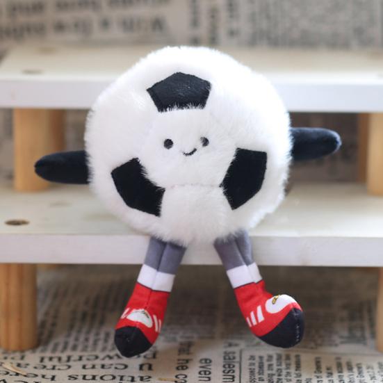 Doll Pendant Hanging Decoration Sports Theme Design Soft Plush Fabric Doll Charm Soccer Basketball Badminton Styles Doll Toy