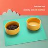 Pet Placemat Waterproof Flexible Silicone Cat Food Mat Anti-Slip Easy To Clean Dog Bowl Mat Pet Supplies